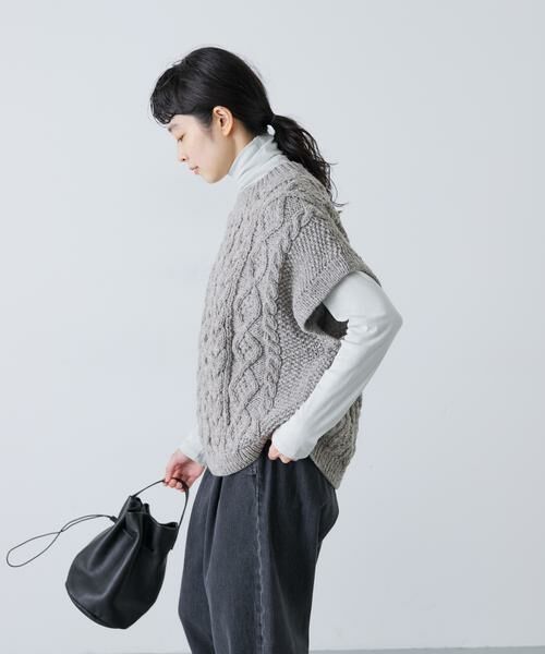 かぐれ / かぐれ ニット・セーター | ペルーアランワイドベスト | 詳細10