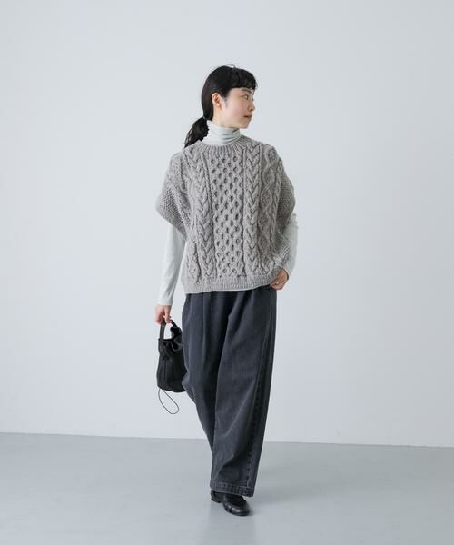 かぐれ / かぐれ ニット・セーター | ペルーアランワイドベスト | 詳細12
