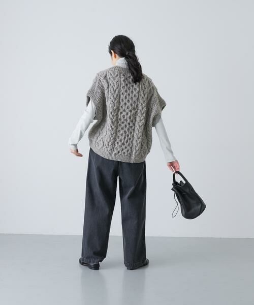 かぐれ / かぐれ ニット・セーター | ペルーアランワイドベスト | 詳細14