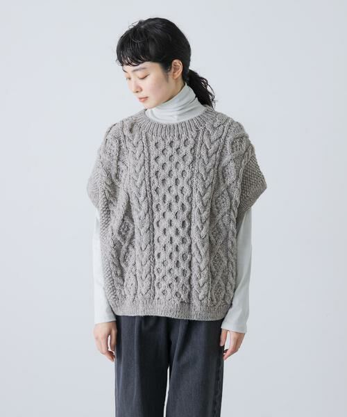 かぐれ / かぐれ ニット・セーター | ペルーアランワイドベスト | 詳細15
