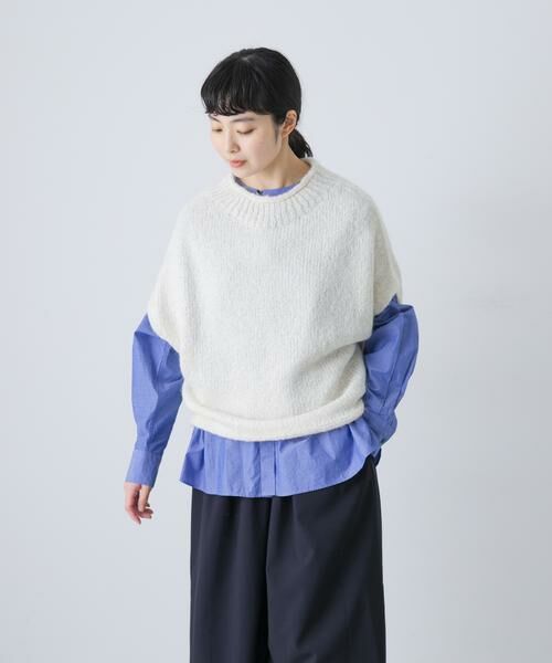 かぐれ / かぐれ ニット・セーター | アルパカルーズベスト | 詳細1
