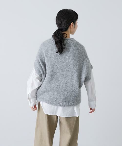 かぐれ / かぐれ ニット・セーター | アルパカルーズベスト | 詳細11