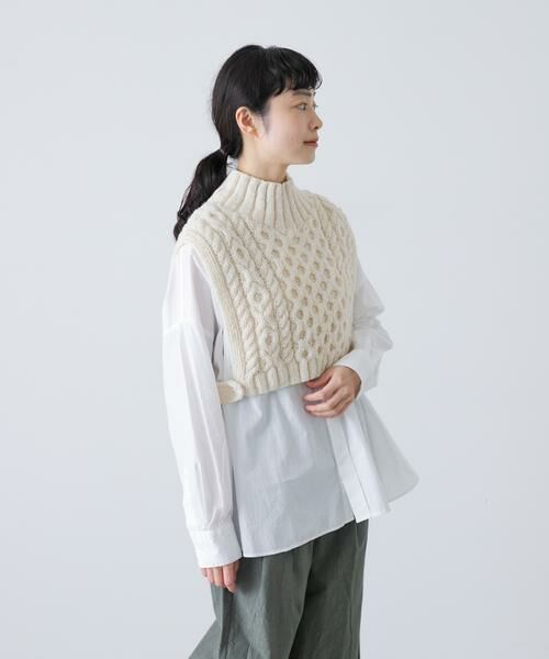 かぐれ / かぐれ ニット・セーター | ペルータートルショートベスト | 詳細1