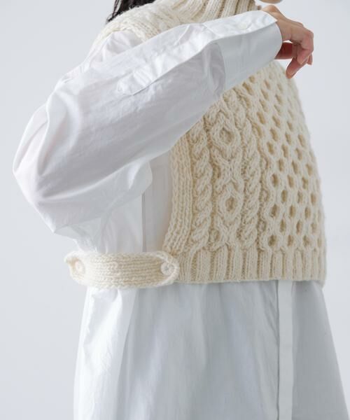 かぐれ / かぐれ ニット・セーター | ペルータートルショートベスト | 詳細11