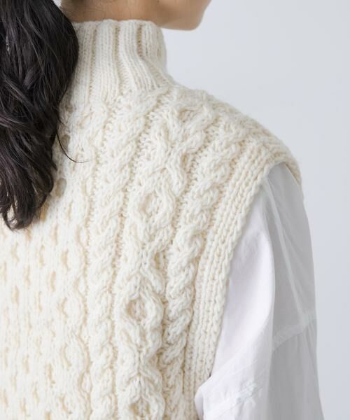 かぐれ / かぐれ ニット・セーター | ペルータートルショートベスト | 詳細12