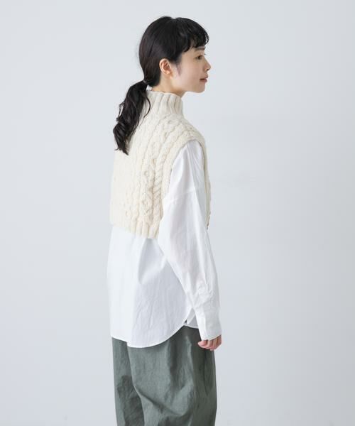 かぐれ / かぐれ ニット・セーター | ペルータートルショートベスト | 詳細2