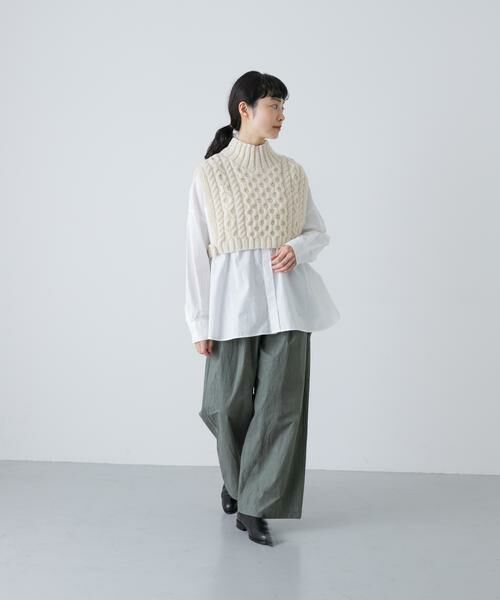 かぐれ / かぐれ ニット・セーター | ペルータートルショートベスト | 詳細4