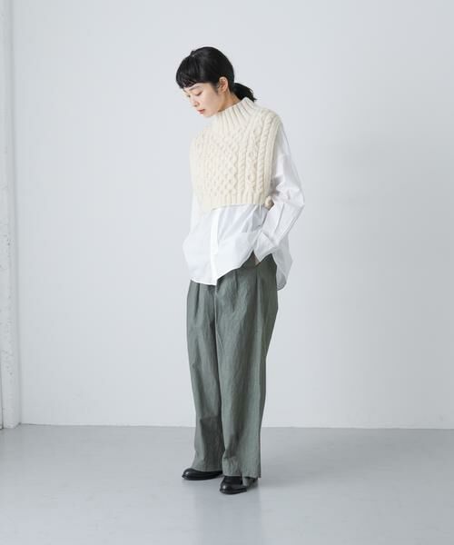 かぐれ / かぐれ ニット・セーター | ペルータートルショートベスト | 詳細5