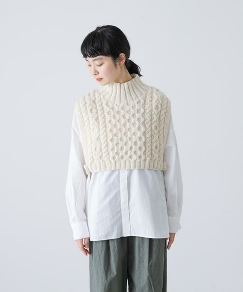 かぐれ / かぐれ ニット・セーター | ペルータートルショートベスト | 詳細7