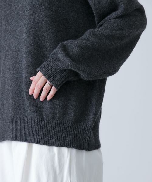 かぐれ / かぐれ ニット・セーター | ヤクウールVネックニット | 詳細19