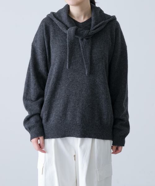 かぐれ / かぐれ ニット・セーター | ヤクウールVネックニット | 詳細11