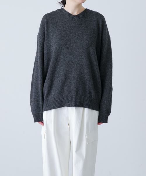 かぐれ / かぐれ ニット・セーター | ヤクウールVネックニット | 詳細15
