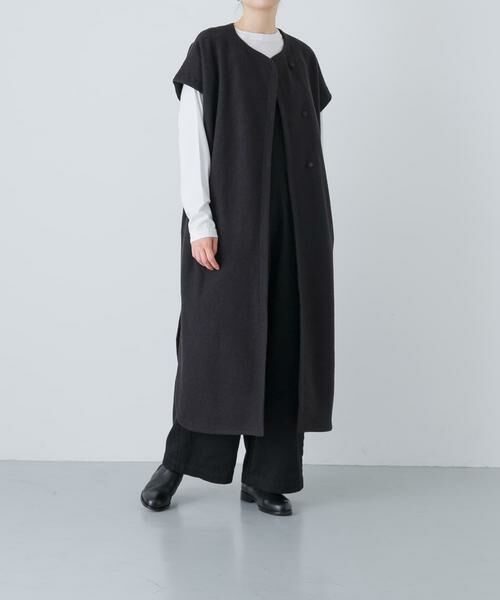 かぐれ / かぐれ ドレス | 『一部WEB限定カラー』ウールミルドジレワンピース | 詳細3