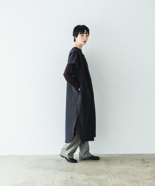 かぐれ / かぐれ ドレス | 『一部WEB限定カラー』ウールミルドジレワンピース | 詳細6