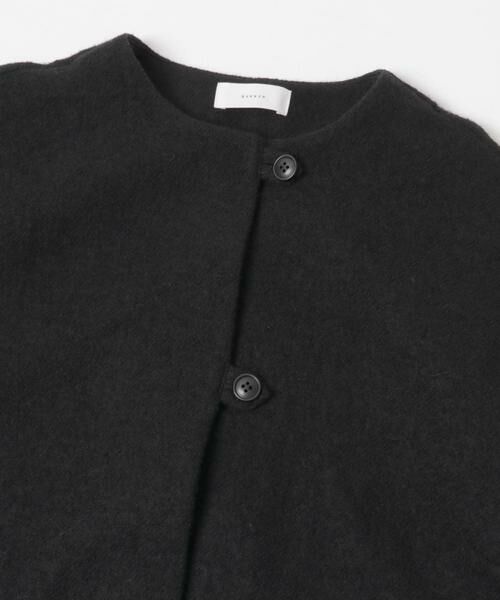 かぐれ / かぐれ ノーカラージャケット | ウールクルーネックジャケット | 詳細13