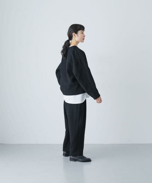 かぐれ / かぐれ ノーカラージャケット | ウールクルーネックジャケット | 詳細5