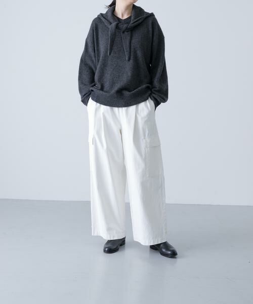 かぐれ / かぐれ マフラー・ショール・スヌード・ストール | ヤクウールフードマフラー | 詳細13