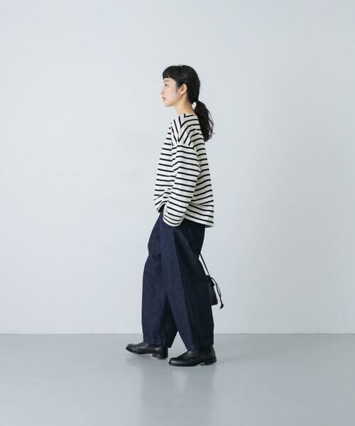 かぐれ / かぐれ Tシャツ | コットンボートネックカットソー | 詳細14
