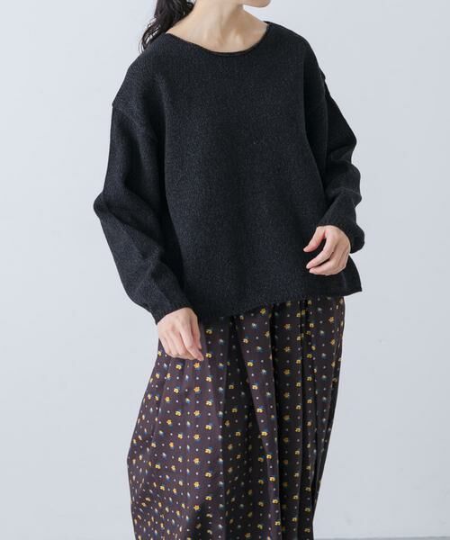 かぐれ / かぐれ ニット・セーター | テープヤーンボートネックニット | 詳細1