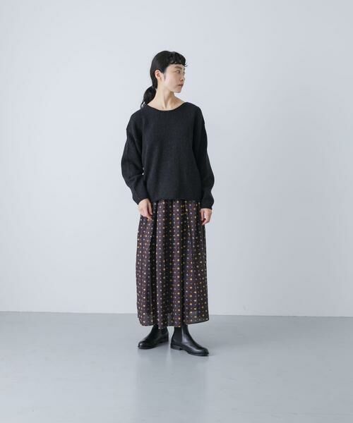 かぐれ / かぐれ ニット・セーター | テープヤーンボートネックニット | 詳細6