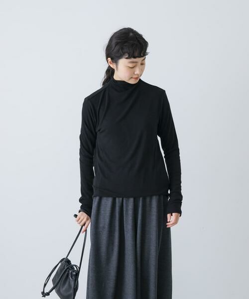 かぐれ / かぐれ Tシャツ | ボトルネックソフトリブカットソー | 詳細16