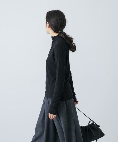 かぐれ / かぐれ Tシャツ | ボトルネックソフトリブカットソー | 詳細18