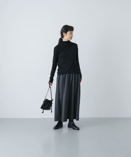 かぐれ / かぐれ Tシャツ | ボトルネックソフトリブカットソー | 詳細19