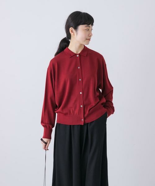 かぐれ / かぐれ カーディガン・ボレロ | ウールポロニットカーディガン | 詳細1