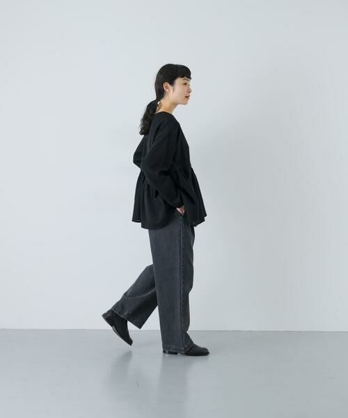 かぐれ / かぐれ シャツ・ブラウス | ウールガーゼギャザープルオーバー | 詳細5