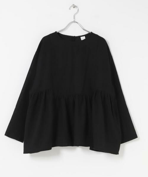 かぐれ / かぐれ シャツ・ブラウス | ウールガーゼギャザープルオーバー | 詳細7