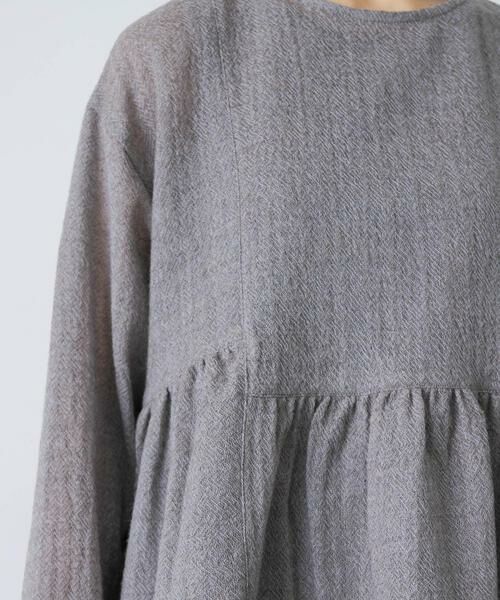 かぐれ / かぐれ シャツ・ブラウス | ウールガーゼギャザープルオーバー | 詳細24