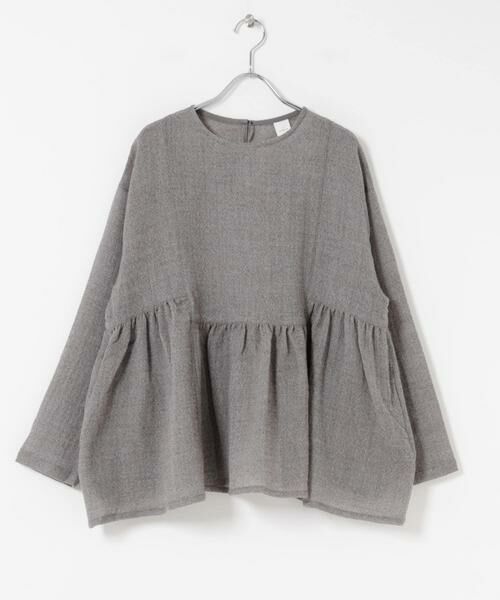 かぐれ / かぐれ シャツ・ブラウス | ウールガーゼギャザープルオーバー | 詳細26