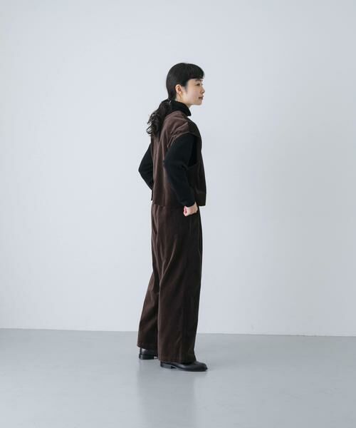 かぐれ / かぐれ ベスト | コットンベルベット2WAYベスト | 詳細3