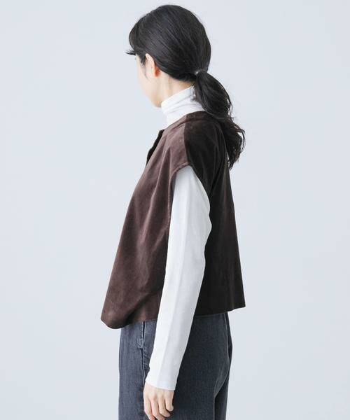 かぐれ / かぐれ ベスト | コットンベルベット2WAYベスト | 詳細8