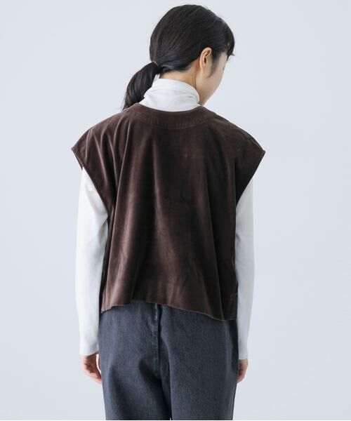 かぐれ / かぐれ ベスト | コットンベルベット2WAYベスト | 詳細9