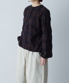 かぐれ / かぐれ カーディガン・ボレロ | シャドーチェックドロストカーディガン