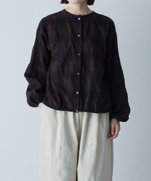 かぐれ / かぐれ カーディガン・ボレロ | シャドーチェックドロストカーディガン | 詳細1