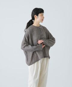 かぐれ / かぐれ シャツ・ブラウス | ウールワイドフリルプルオーバー