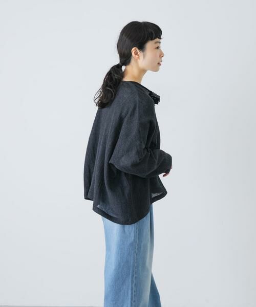 かぐれ / かぐれ シャツ・ブラウス | ウールワイドフリルプルオーバー | 詳細4