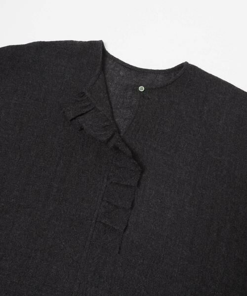 かぐれ / かぐれ シャツ・ブラウス | ウールワイドフリルプルオーバー | 詳細9