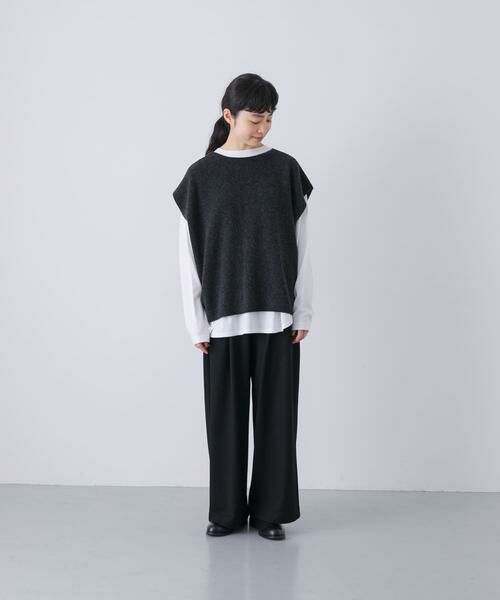 かぐれ / かぐれ その他パンツ | ウォッシャブルウールカットパンツ | 詳細4