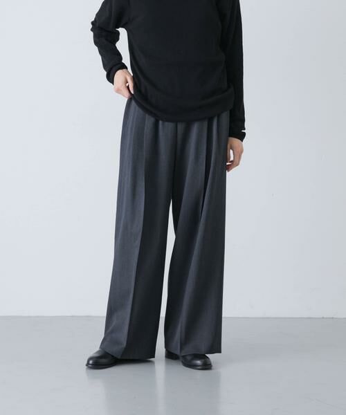 かぐれ / かぐれ その他パンツ | ウォッシャブルウールツイルパンツ | 詳細13