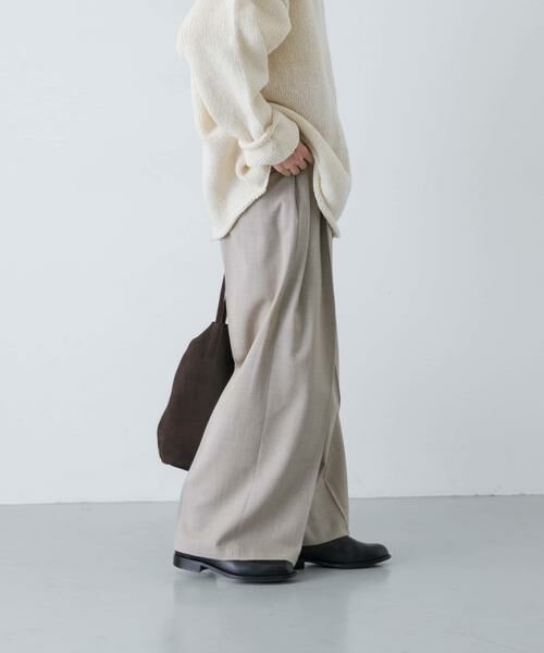 かぐれ / かぐれ その他パンツ | ウォッシャブルウールツイルパンツ | 詳細27