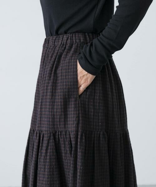かぐれ / かぐれ スカート | ギンガムティアードスカート | 詳細10