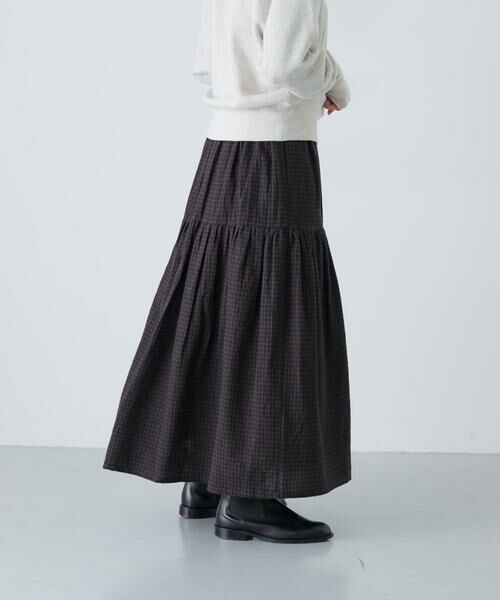 かぐれ / かぐれ スカート | ギンガムティアードスカート | 詳細2