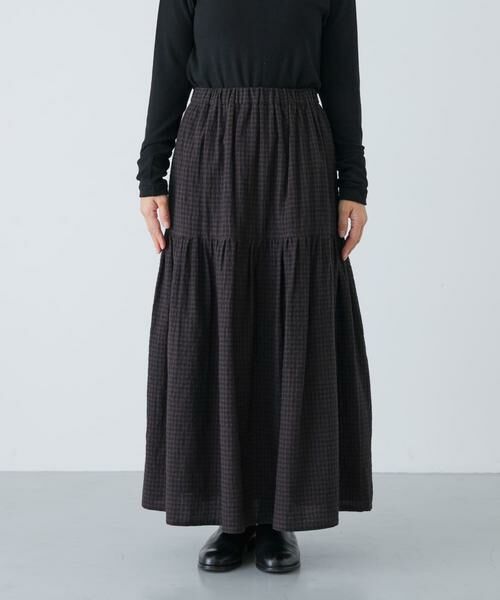 かぐれ / かぐれ スカート | ギンガムティアードスカート | 詳細7
