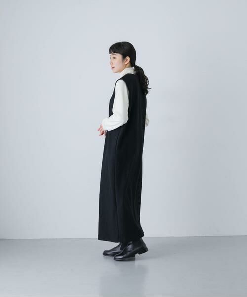 かぐれ / かぐれ ワンピース | ウールタックジャンパースカート | 詳細4