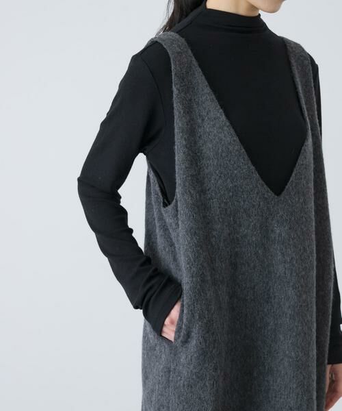 かぐれ / かぐれ ワンピース | Vネックウールシャギーワンピース | 詳細10