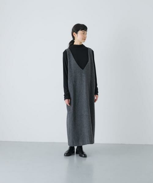 かぐれ / かぐれ ワンピース | Vネックウールシャギーワンピース | 詳細3