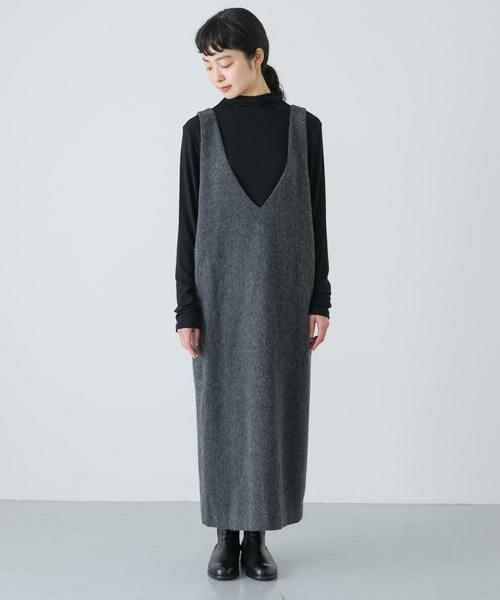 かぐれ / かぐれ ワンピース | Vネックウールシャギーワンピース | 詳細6